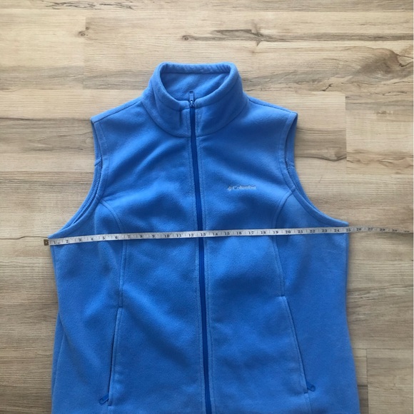 Columbia Blue Fleece Vest - Picture 5 of 8
